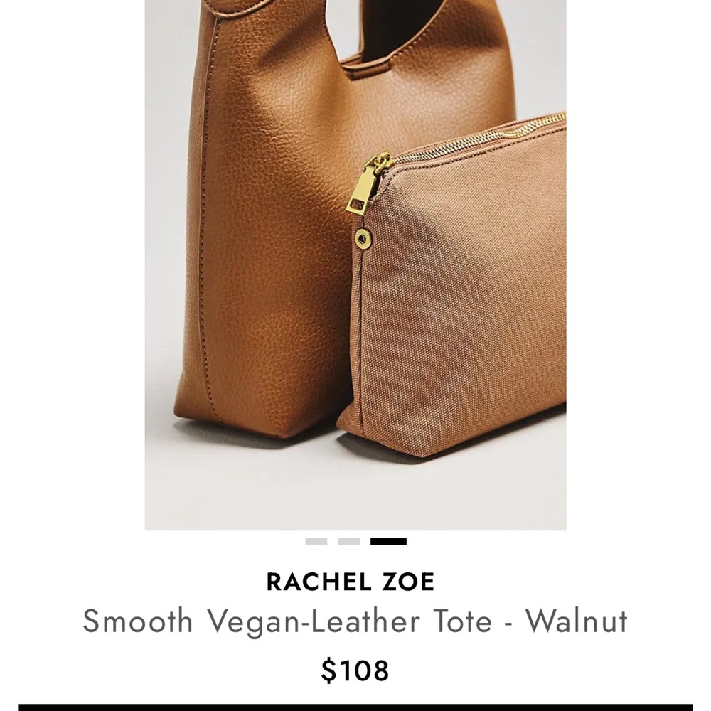 Rachel Zoe Tan Leather Shoulder Bag - Picture 6 of 7
